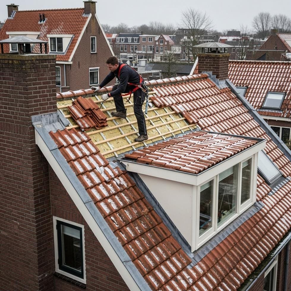 dakisolatie winter amsterdam