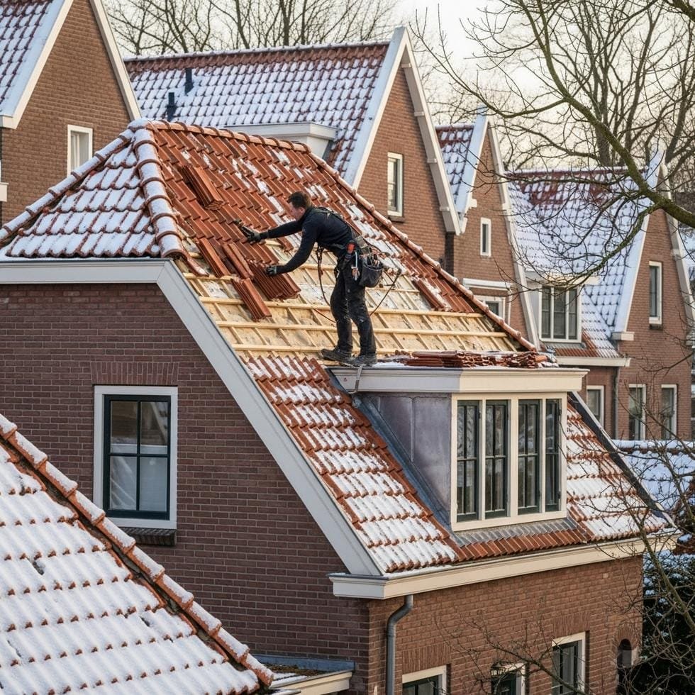 dakisolatie winter Amsterdam