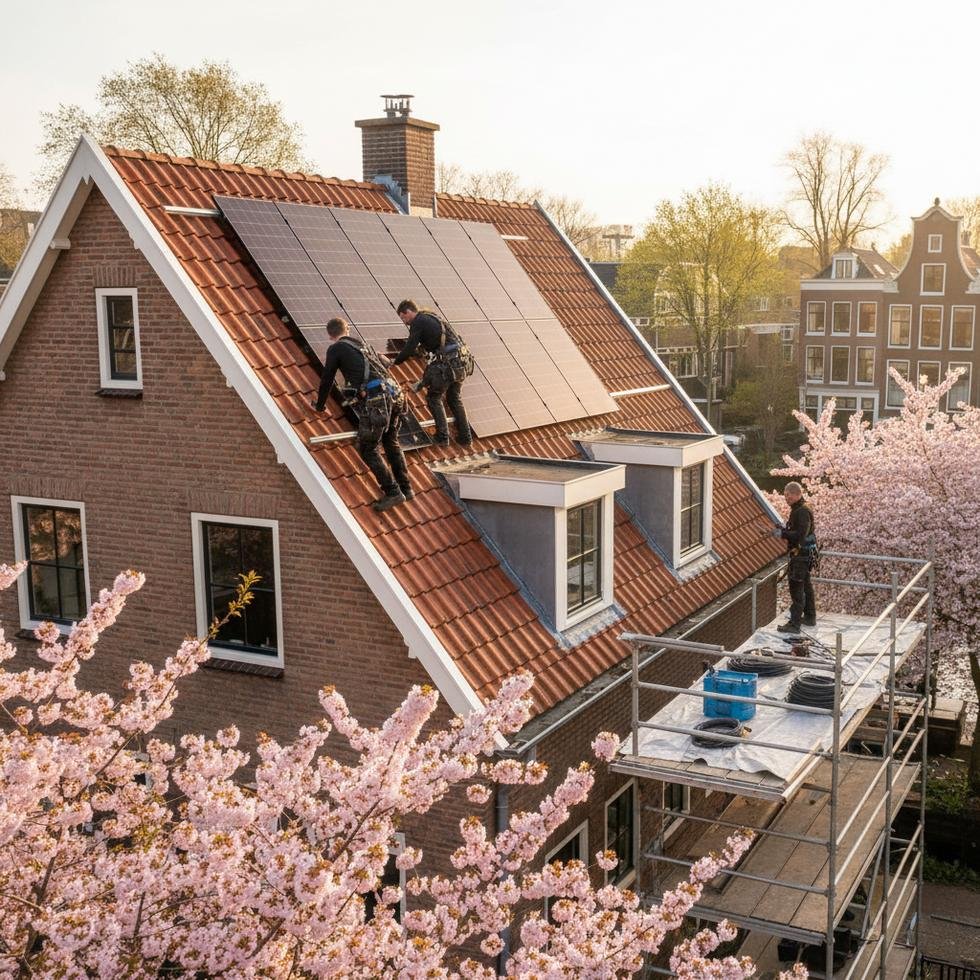duurzaam dak lente