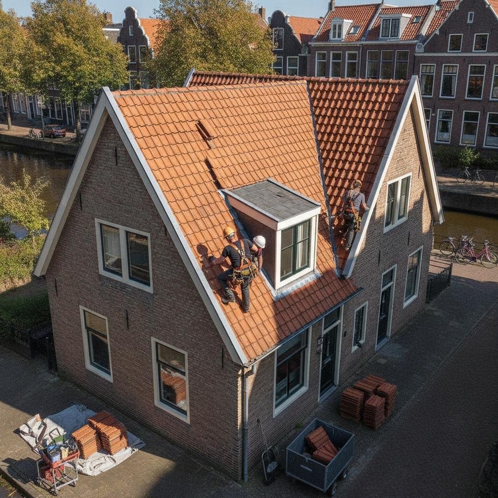 dakpannen hitte zomer