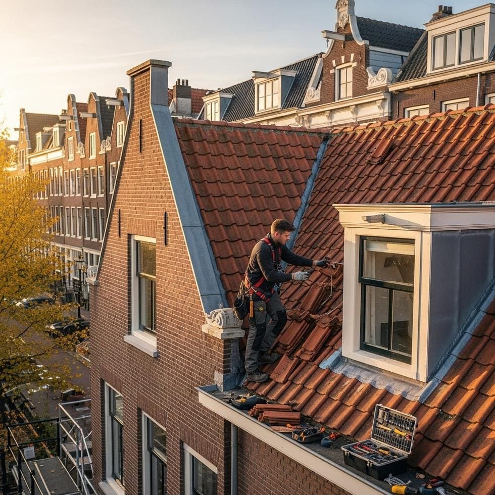 stormschade dak herfst