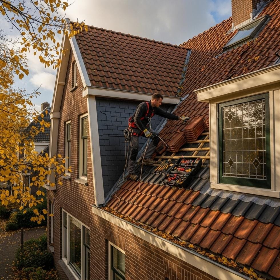 stormschade dak herfst