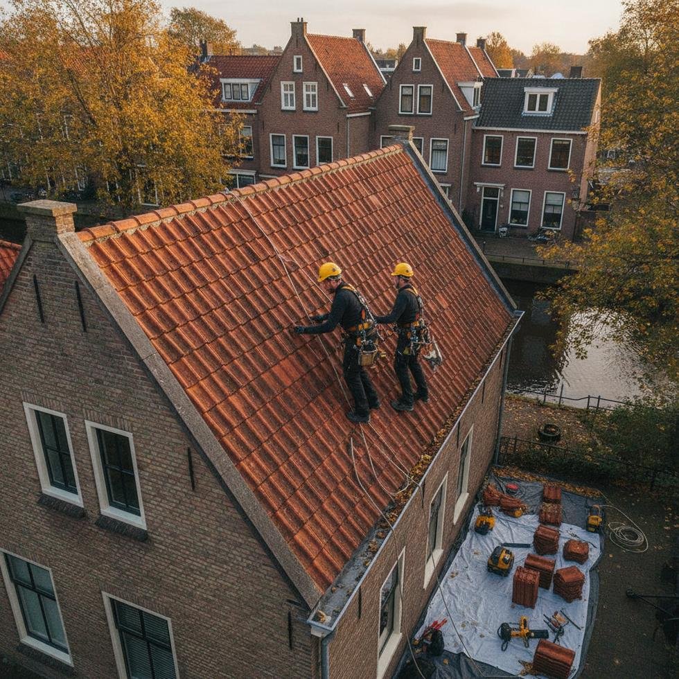 stormschade dak herfst