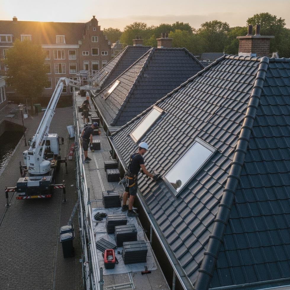 moderne daken zomer