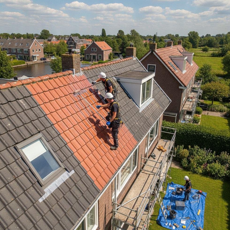 dak beschermen uv zomer