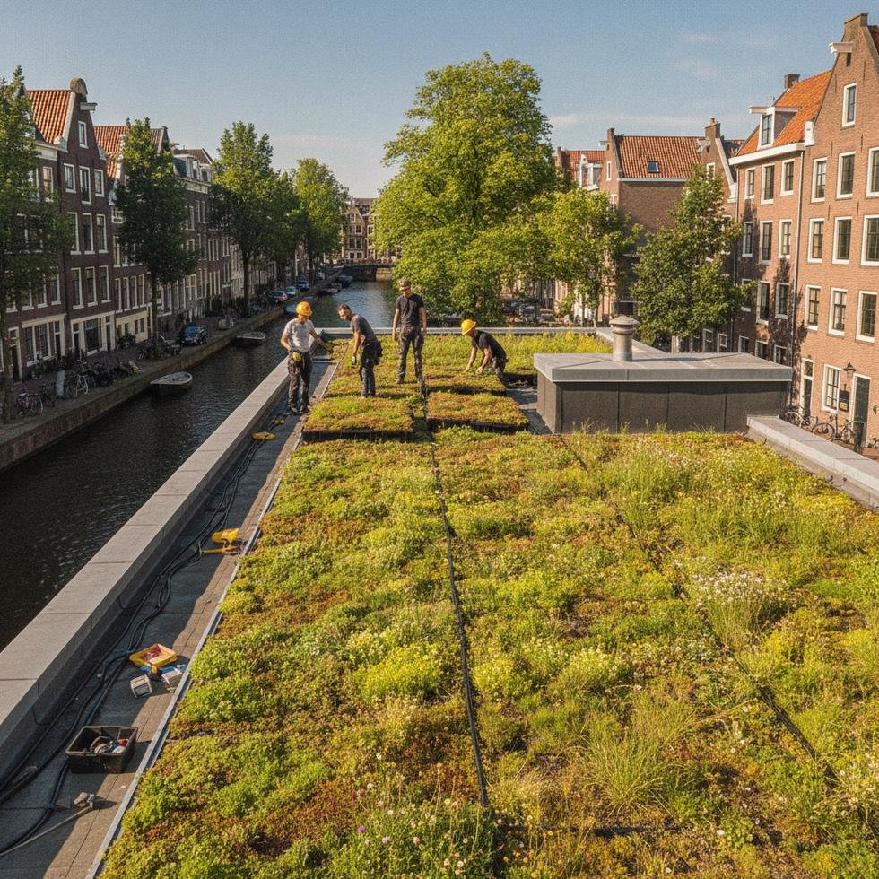 groendak zomer verkoeling