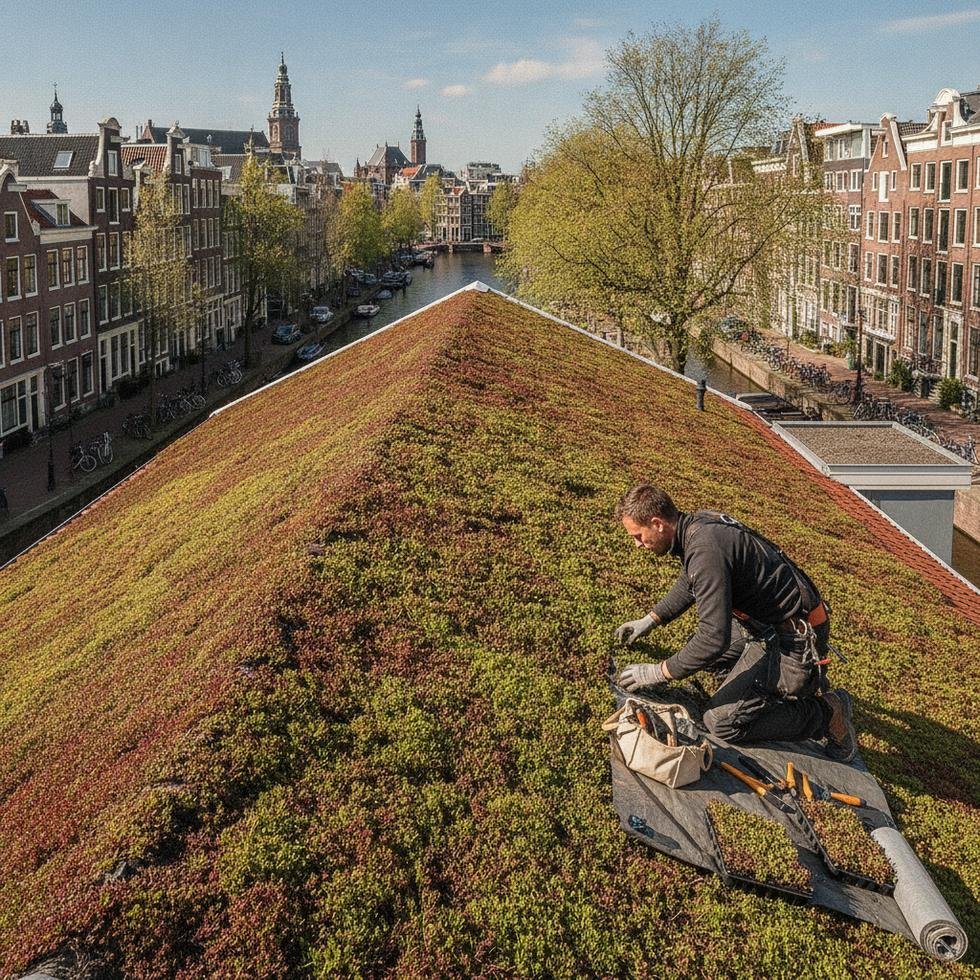 groendak zomer verkoeling
