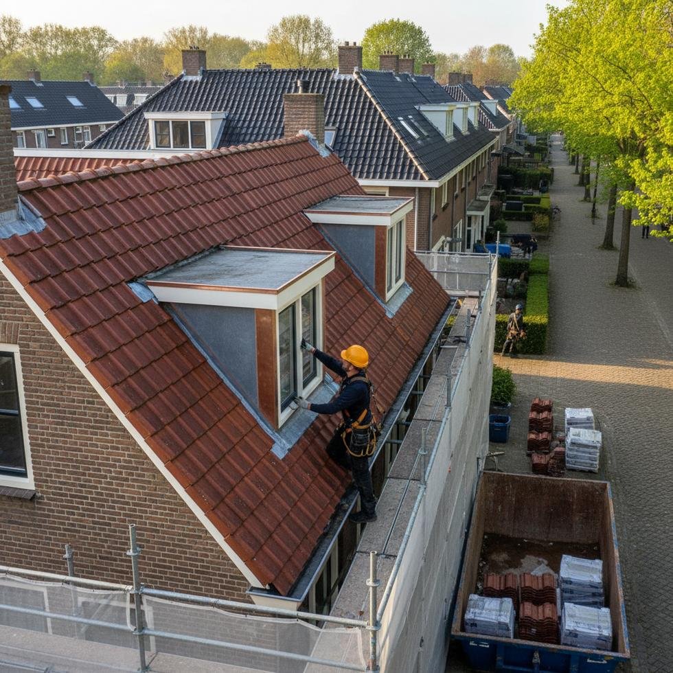 dakwerk lente amsterdam