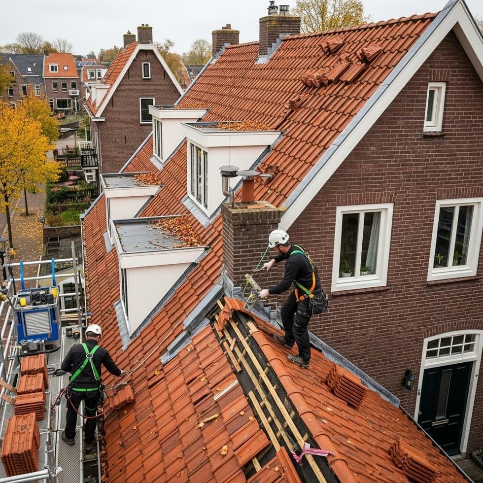 dakreparatie herfststorm