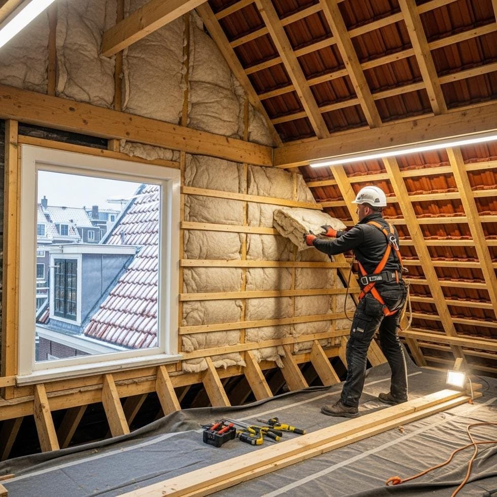 dakrenovatie winter amsterdam