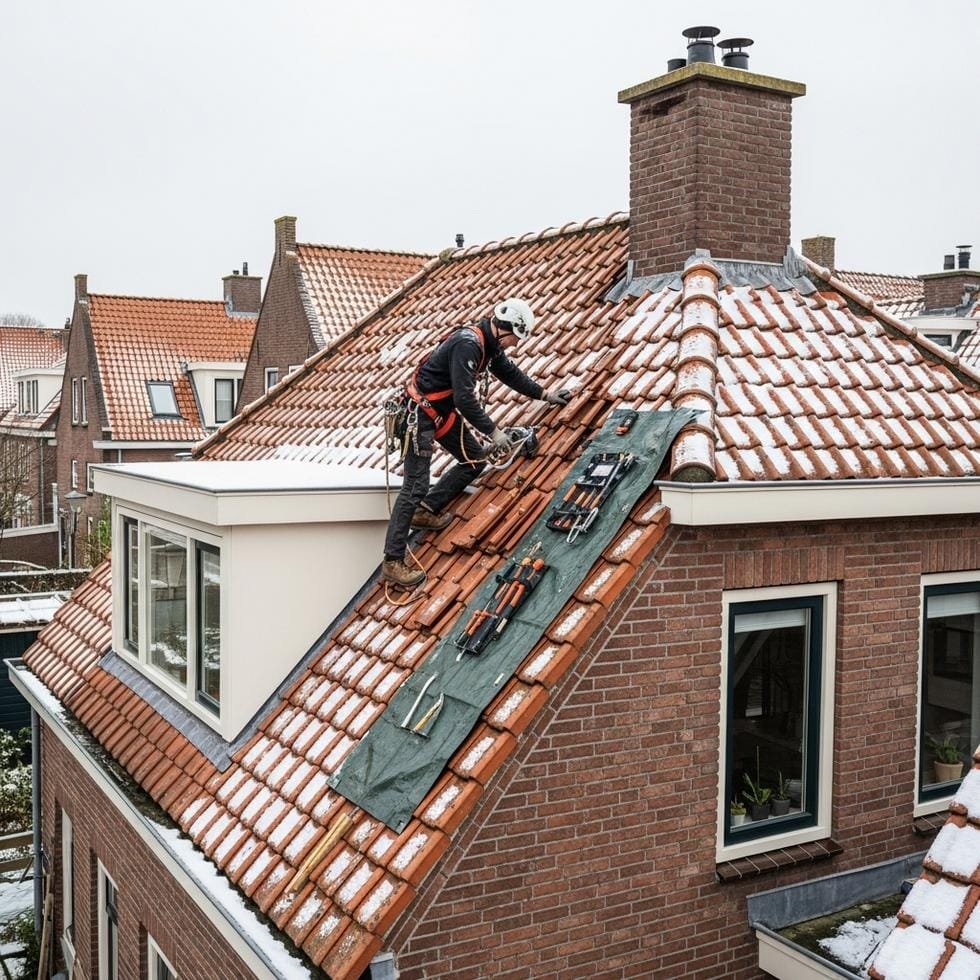 dakrenovatie winter amsterdam