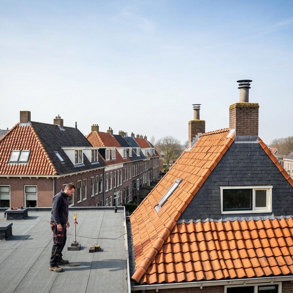 dakonderhoud lente amsterdam