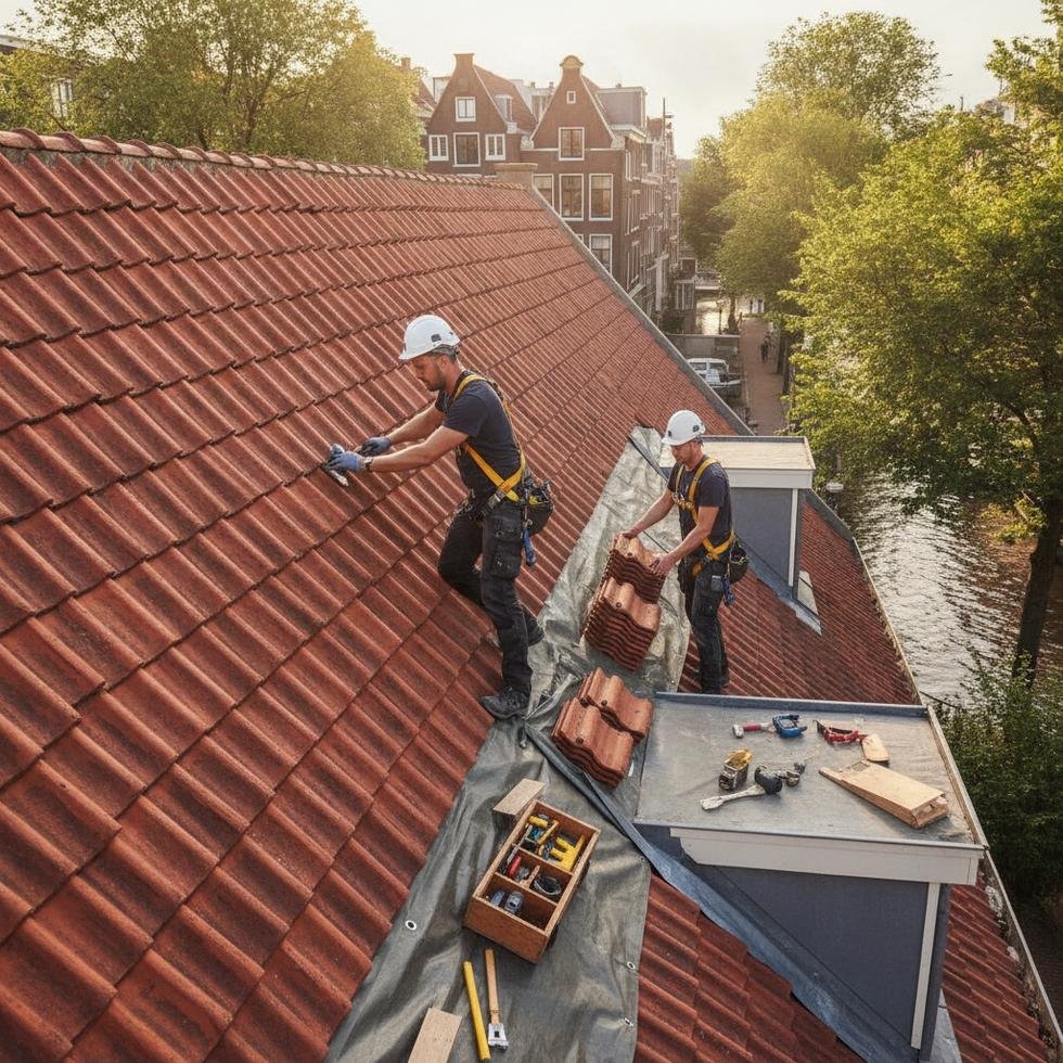 dakpannen hitte zomer