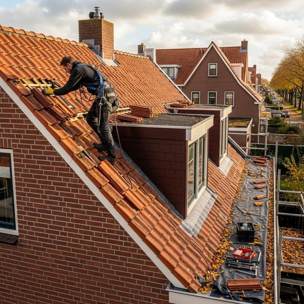 stormschade dak herfst