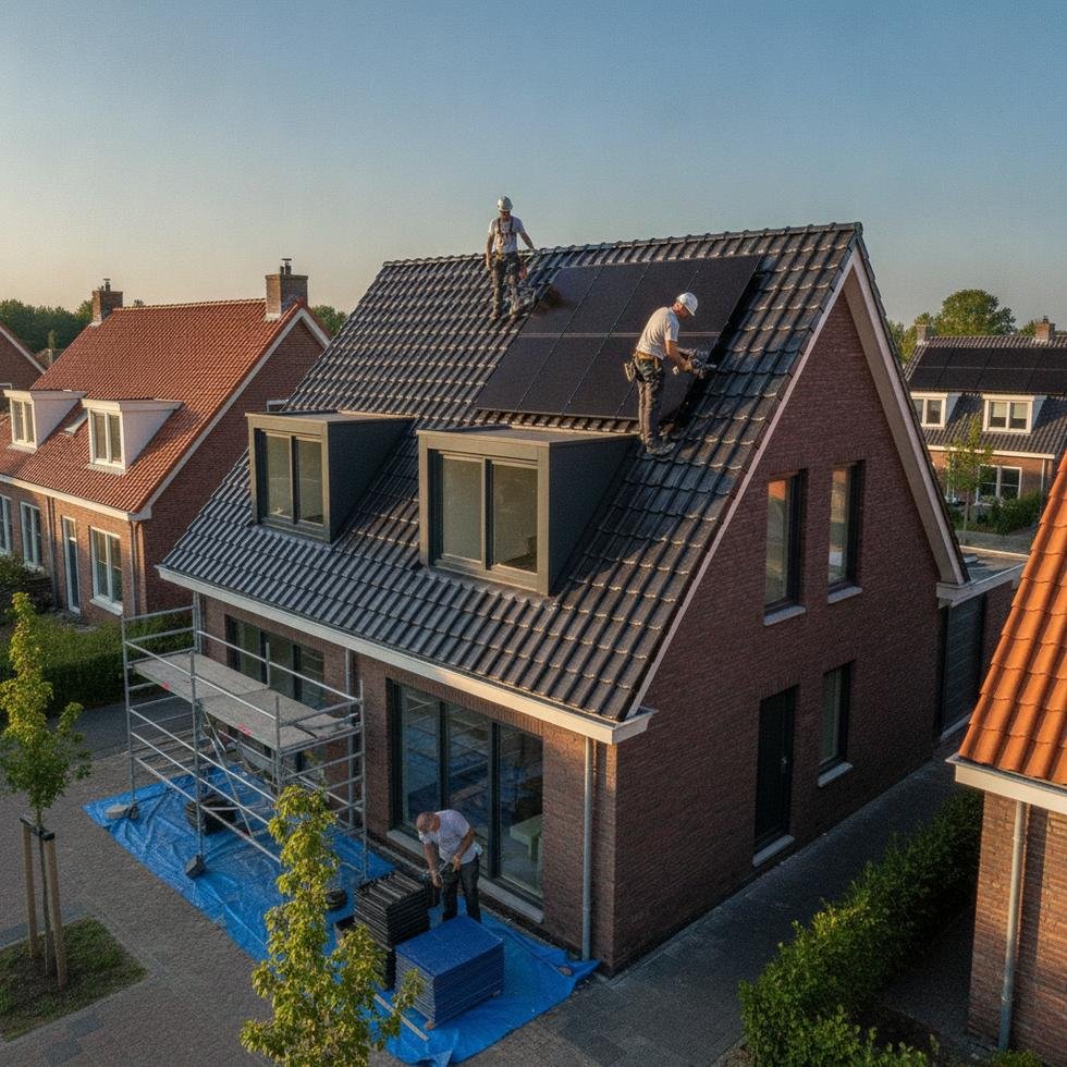 moderne daken zomer