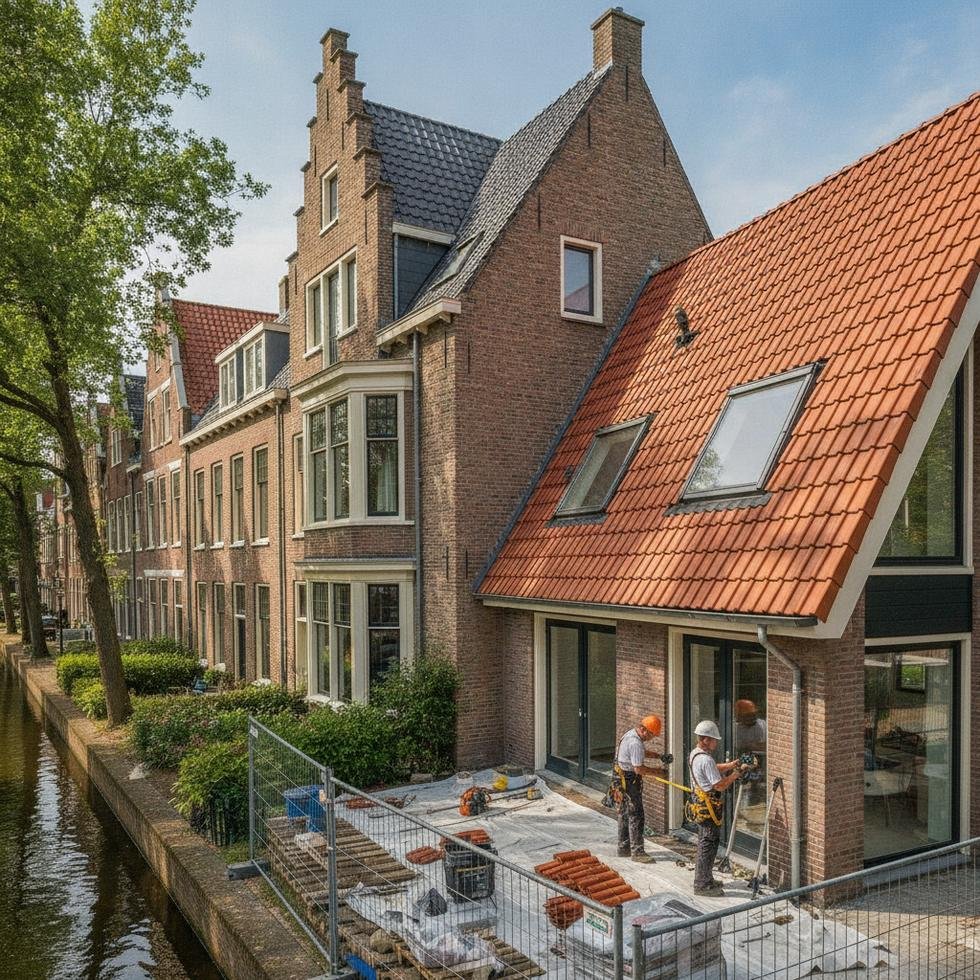 moderne daken zomer