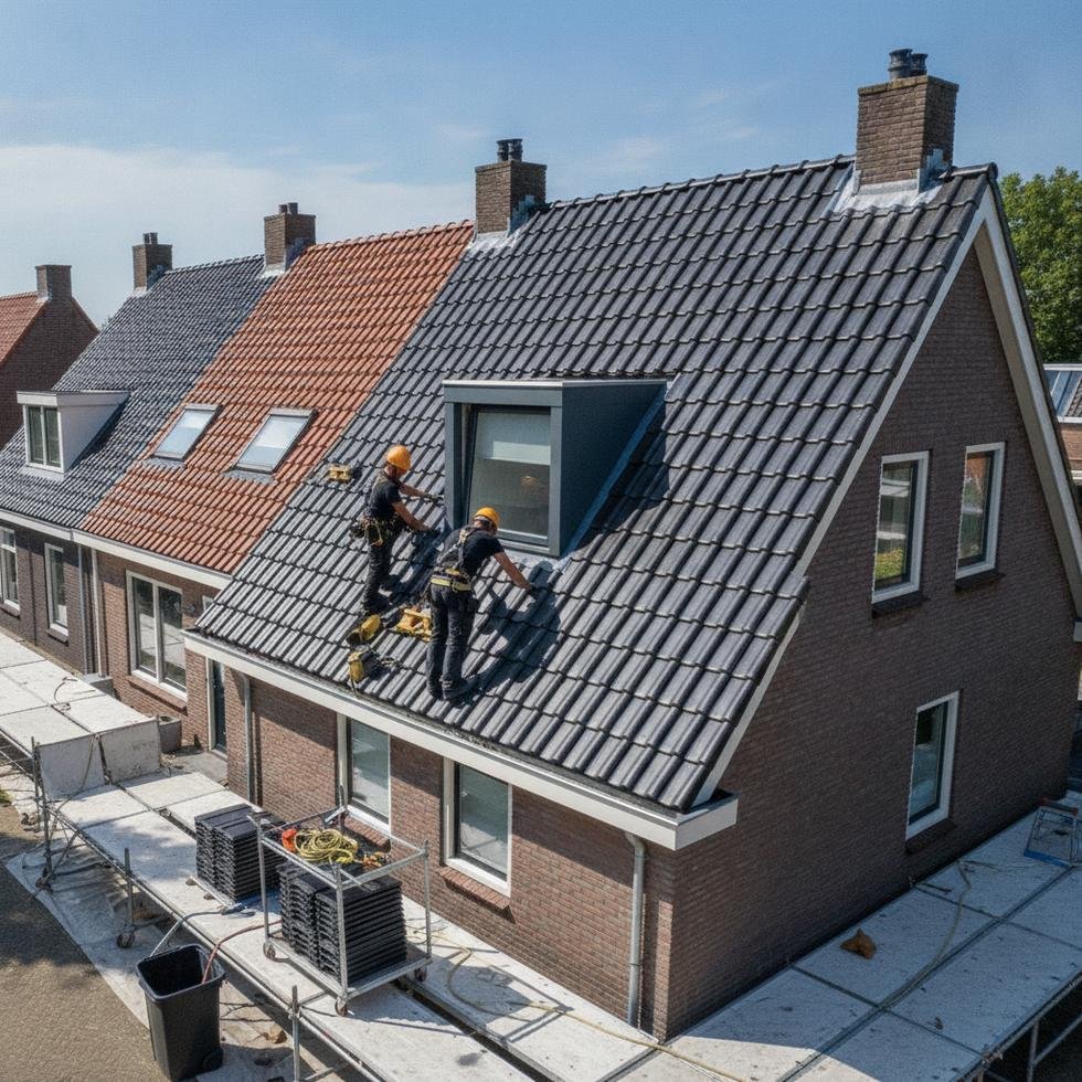 moderne daken zomer