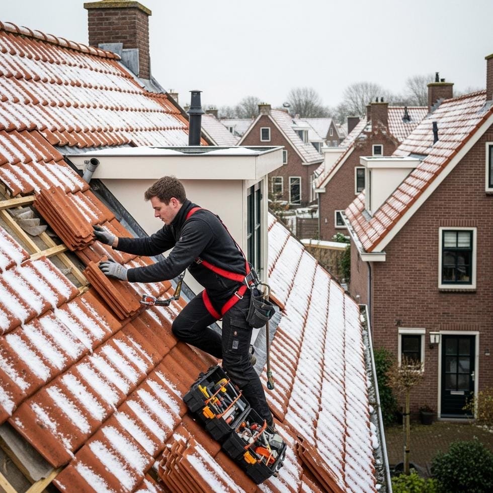 dakrenovatie winter amsterdam