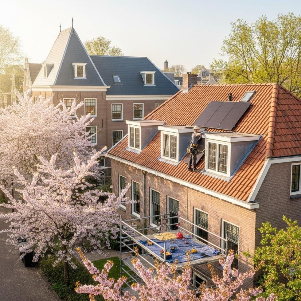 duurzaam dak lente