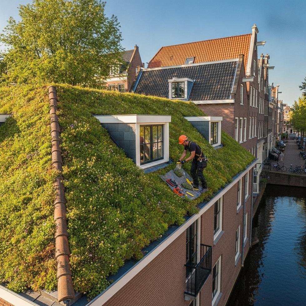 dak verkoeling zomer