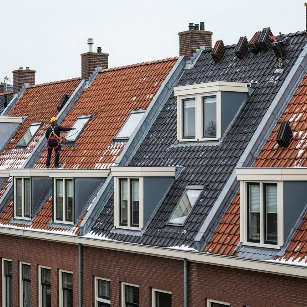 dakrenovatie winter amsterdam