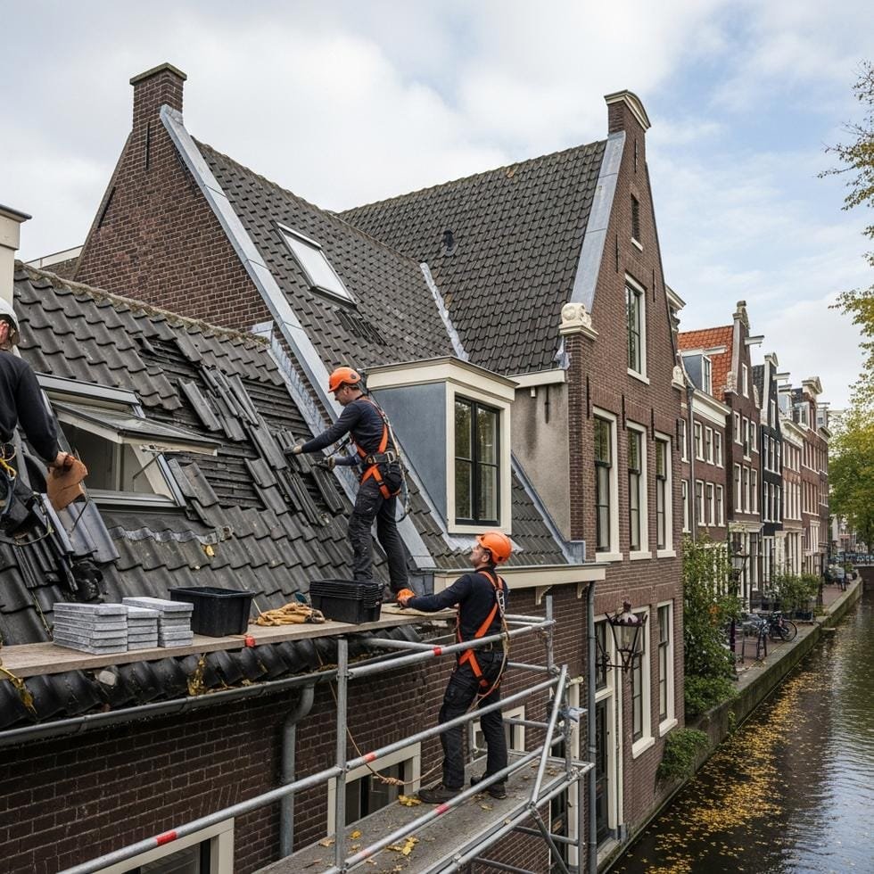 dakreparatie herfststorm