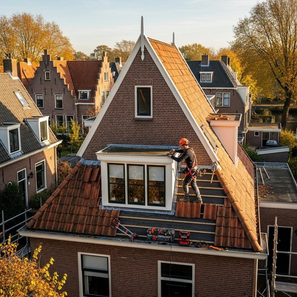 stormbescherming dak herfst