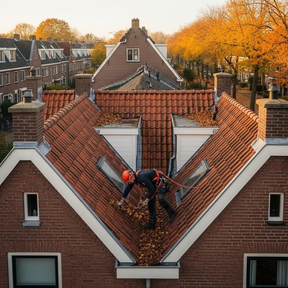 dakonderhoud herfst amsterdam