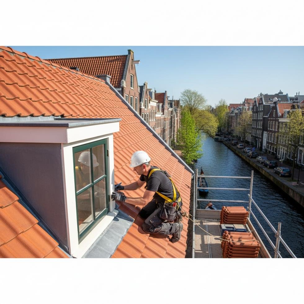 dakonderhoud lente amsterdam