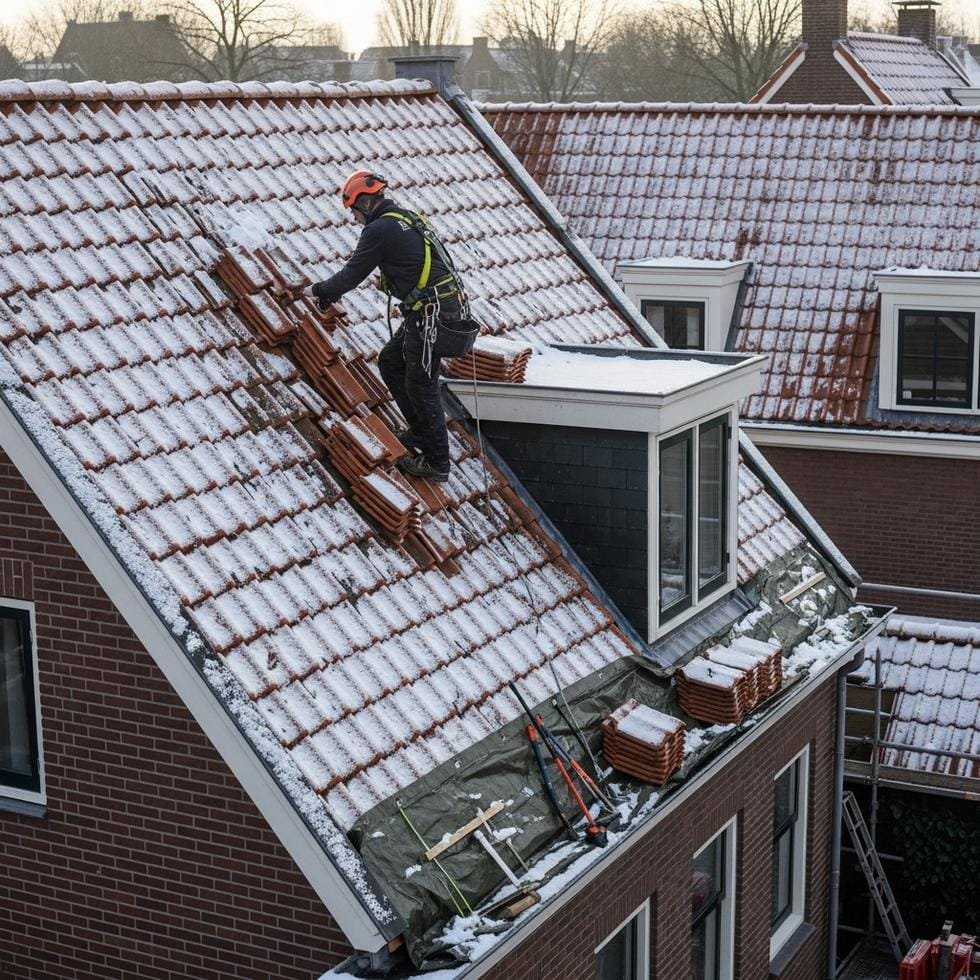 dakschade winter amsterdam