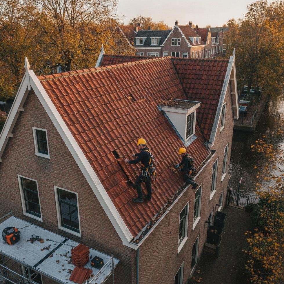 stormschade dak herfst