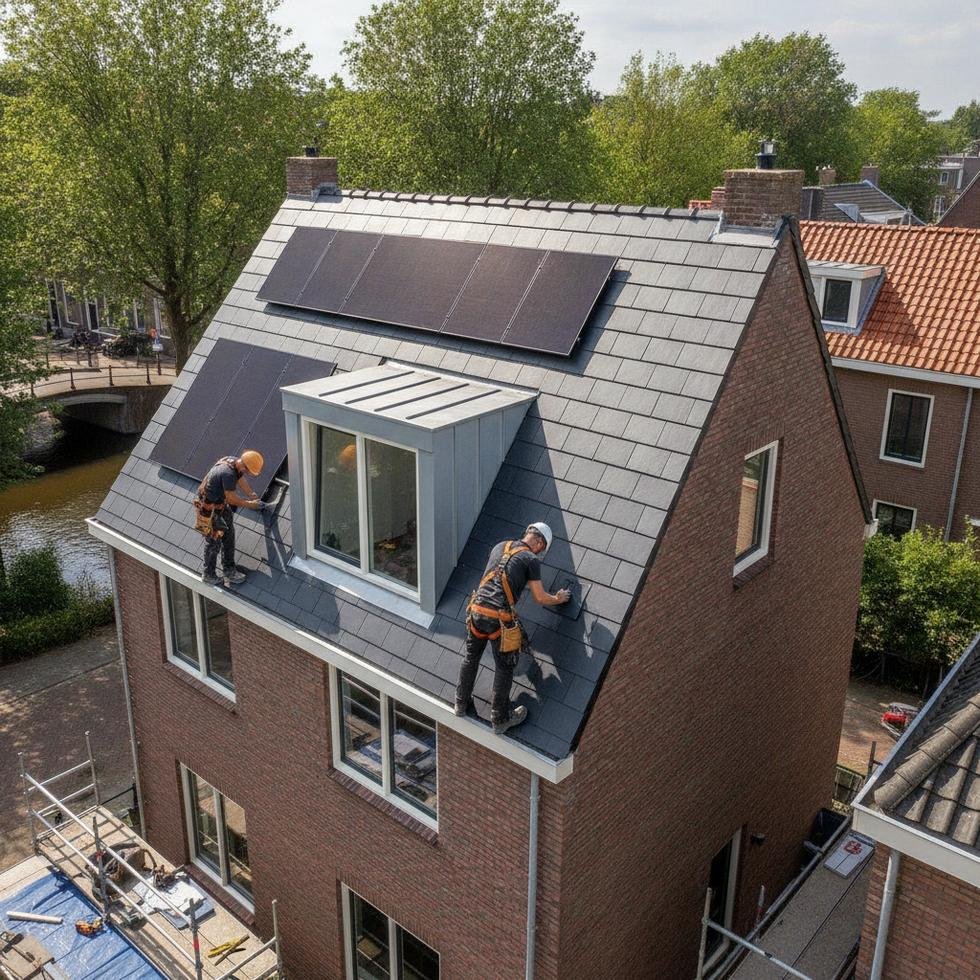 moderne daken zomer