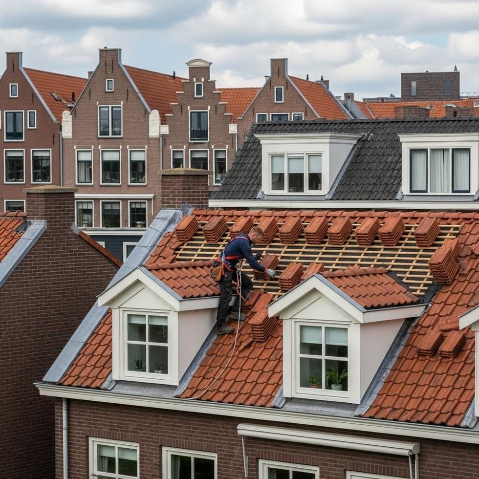 Dakreparatie bij storm- en windschade