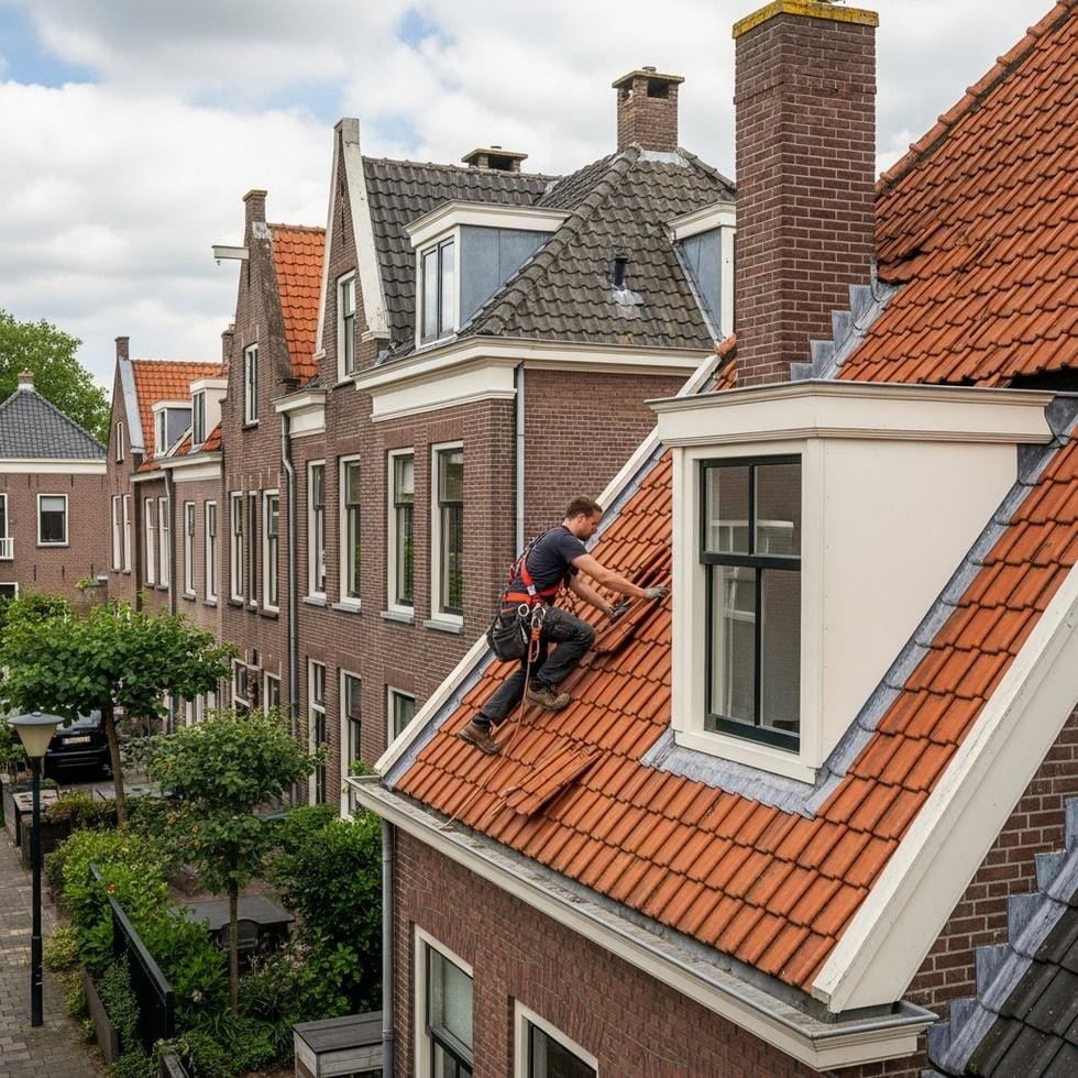 Plat dak vervangen